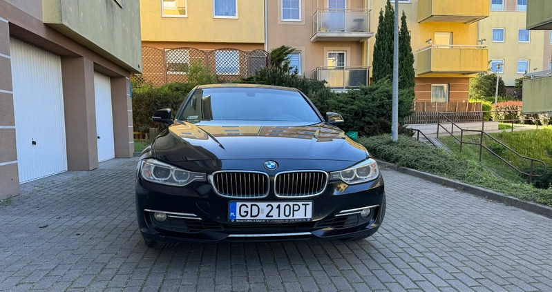 BMW Seria 3 cena 61900 przebieg: 210000, rok produkcji 2013 z Gdańsk małe 154